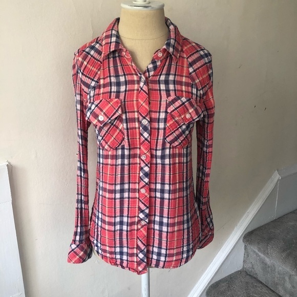Rails Kendra Cotton Gauze Button Down EUC - Picture 5 of 10